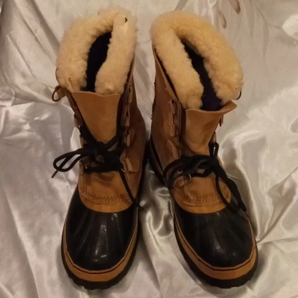 Vintage Sorel Men's Caribou made in Canada Kaufman Waterproof Winter Boots - Picture 2 of 15